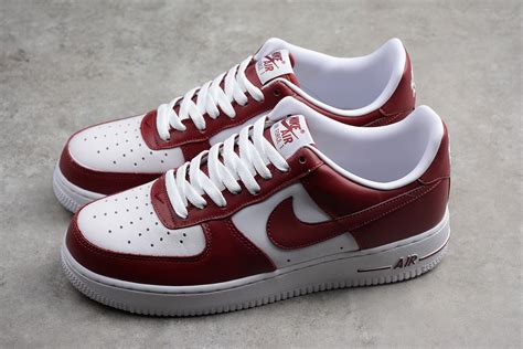 nike sneakers rood wit|Nike Air Force 1 Low White Team Red Men's.